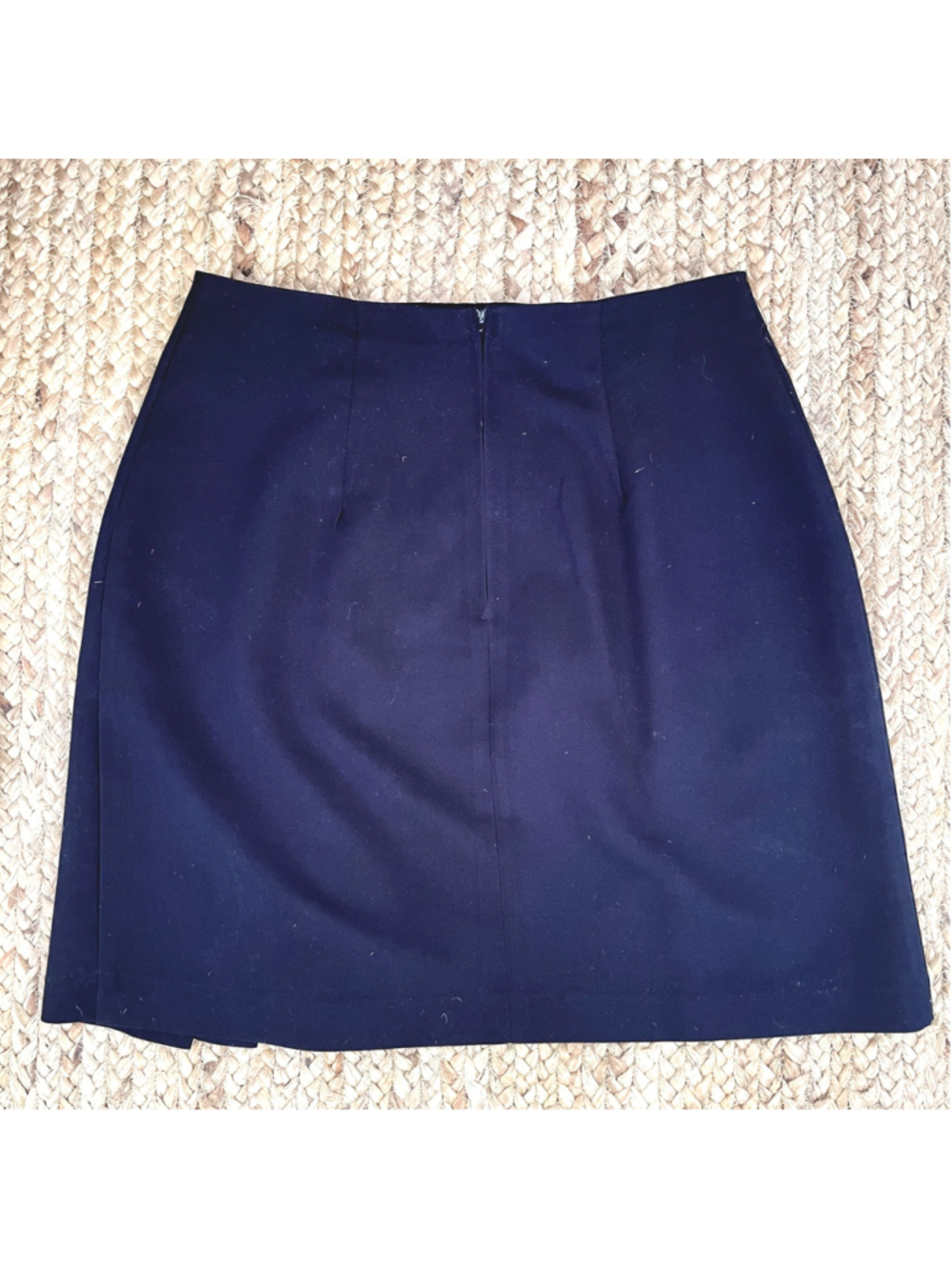 Vintage 90s Maggie Lawrence black pleated mini skirt - Picture 2 of 5